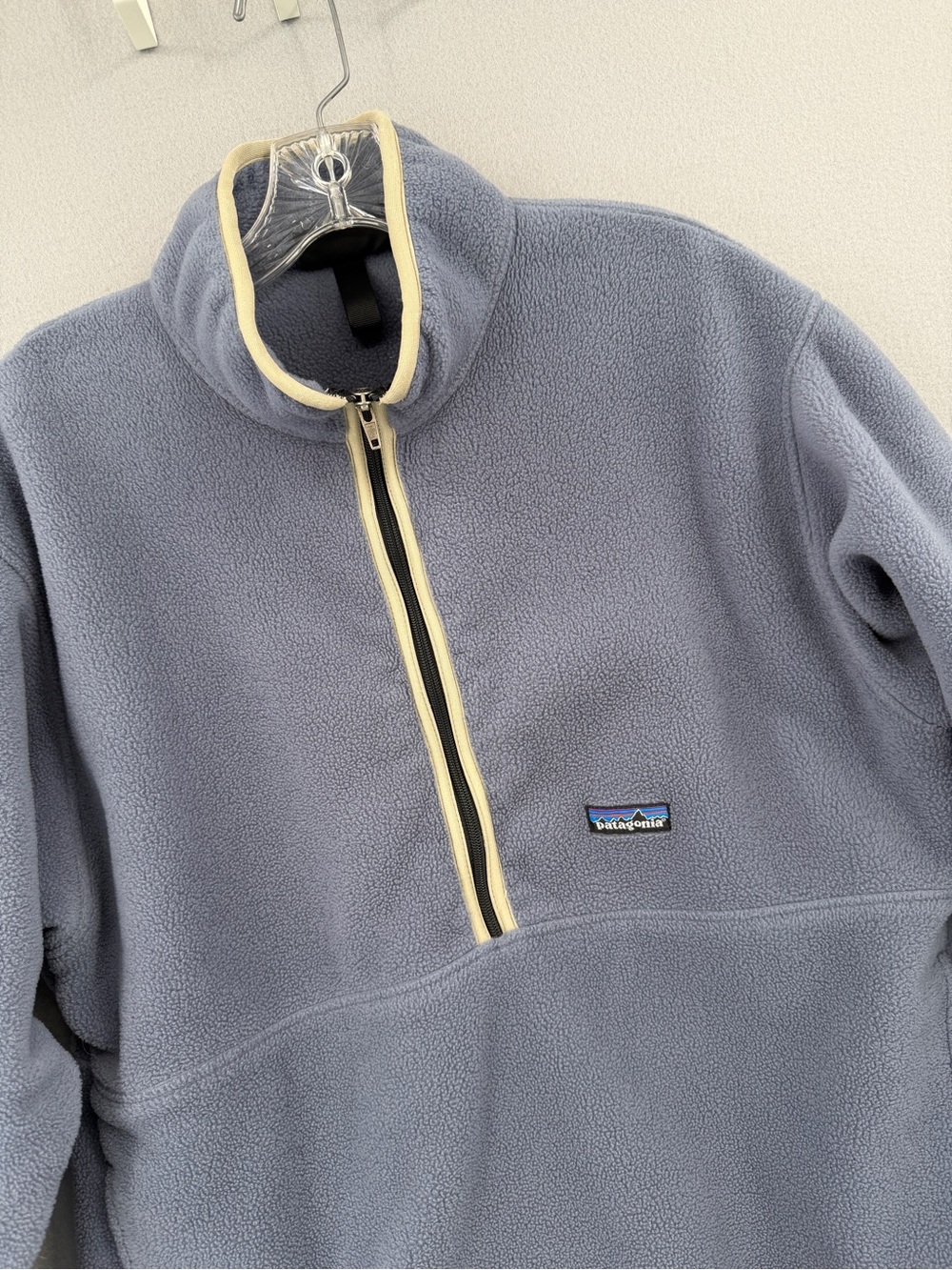 Patagonia Synchilla 1/2 Zip Pullover Marsupial Fleece Sweater Adult Large Blue